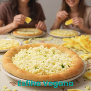 Esfiha Vegana Sabor Queijo - 2 unidades